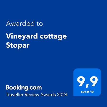 Vineyard Cottage Stopar Straza Экстерьер фото